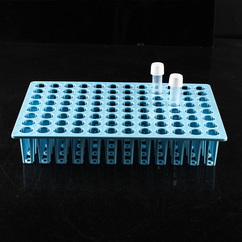 塑料采样管架18mm96孔5ml 7ml 10ml病毒管架样品管冻存管架试管架