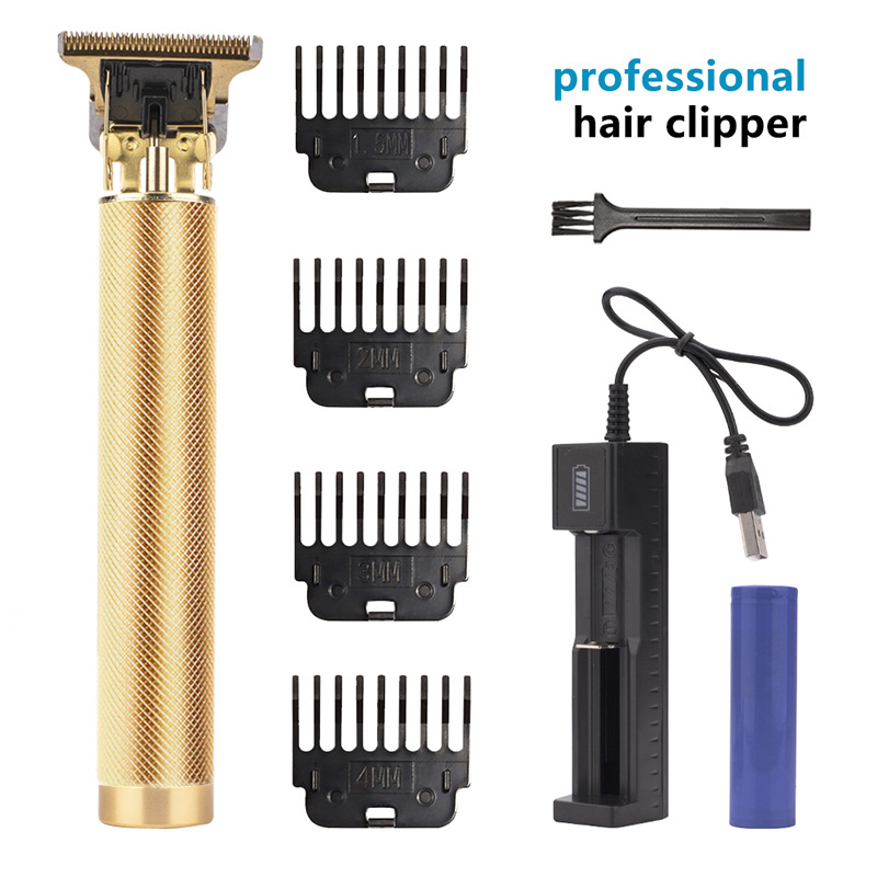 Cross-Border Hair Clipper Electric Clipper Oil Head Electrical Hair Cutter Charging Razor Carving Hair Clipper Bald Electric
