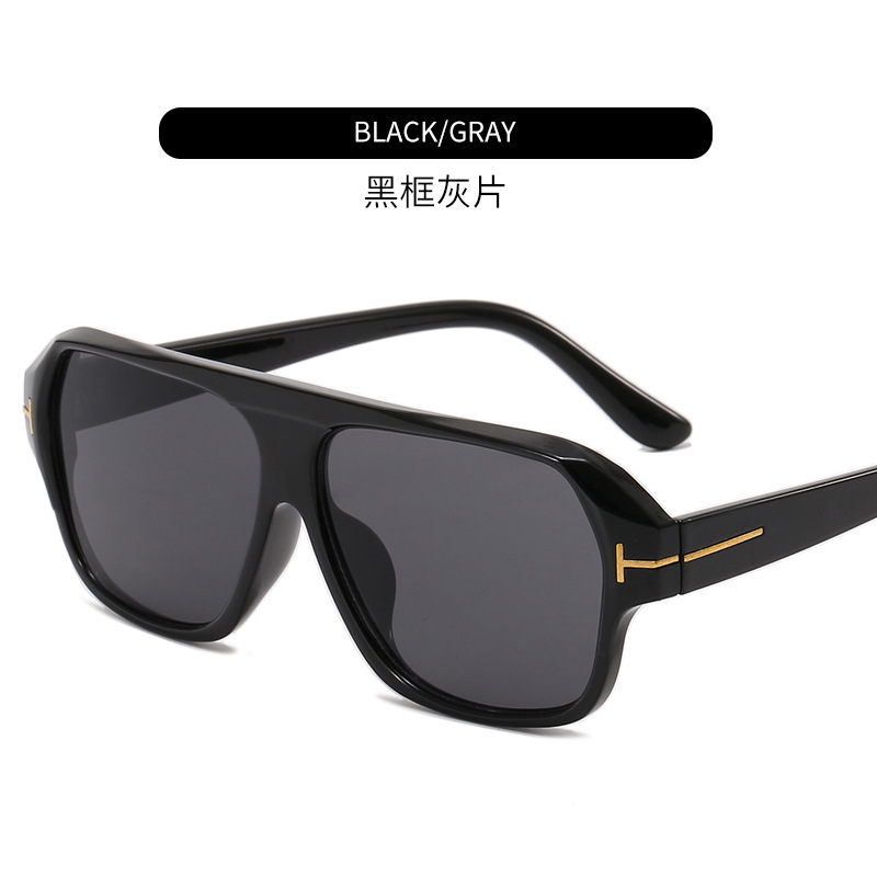 New One-Piece Large Frame Classic Sunglasses Men and Women T Shape Sunglasses Outdoor Sun Protection Glasses UV-proof Eyewear