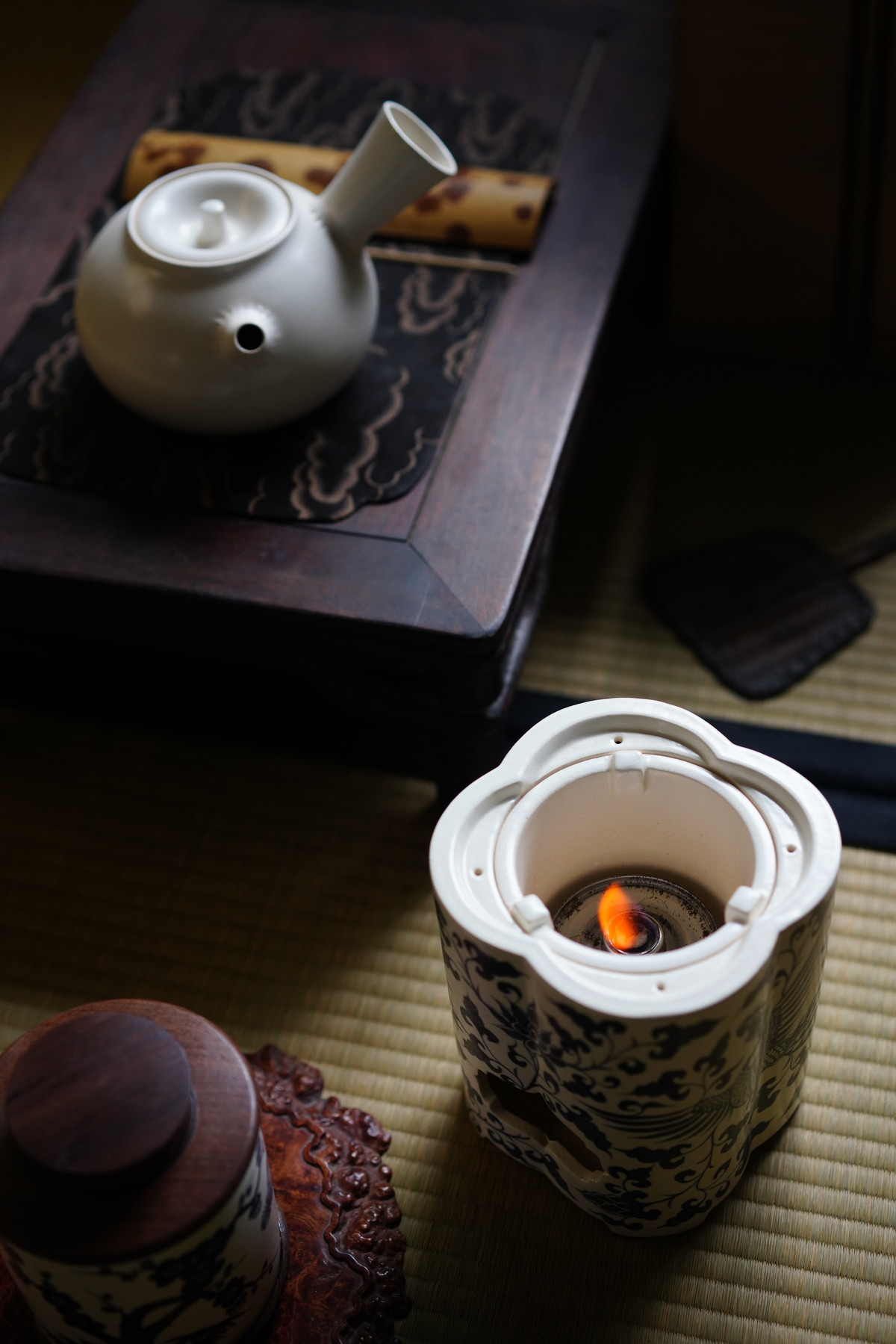 梵山堂凤纹海棠碳炉老式明火西北罐罐茶炉子户外烧茶炉