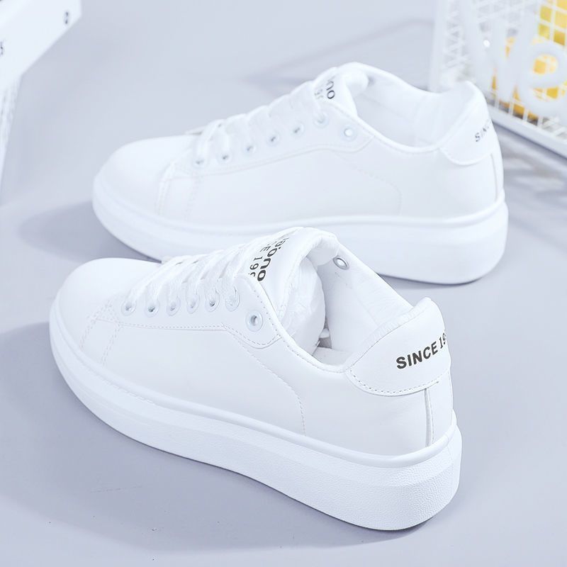 White Shoes Women's Breathable 2023 Spring and Autumn New Ins Student Korean Wild Board Shoes Flat Sports Casual Shoes