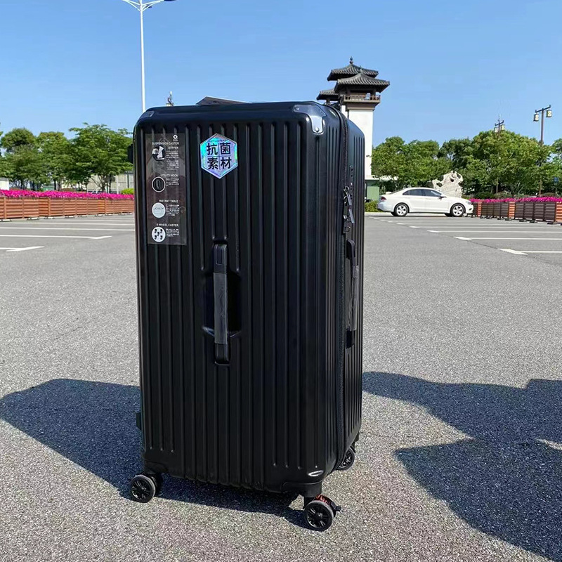 Luggage 2023 New Brake Wheel Pc Draw-Bar Box Women's Large Capacity Fashion Casual Men's Password Suitcase 24-Inch 28