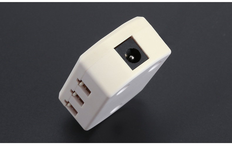 led橱柜灯接线盒 2510端六孔 led6位橱柜灯套装连接器电源接线盒