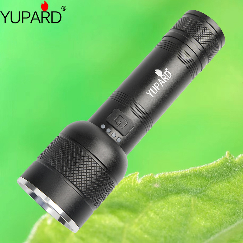 p50强光超亮手电筒充电远射户外超长续航便携变焦应急家用灯26650