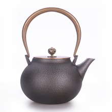 铸铁壶日式生铁茶壶中式复古茶具软装修摆件样板间素壶家用烧水壶