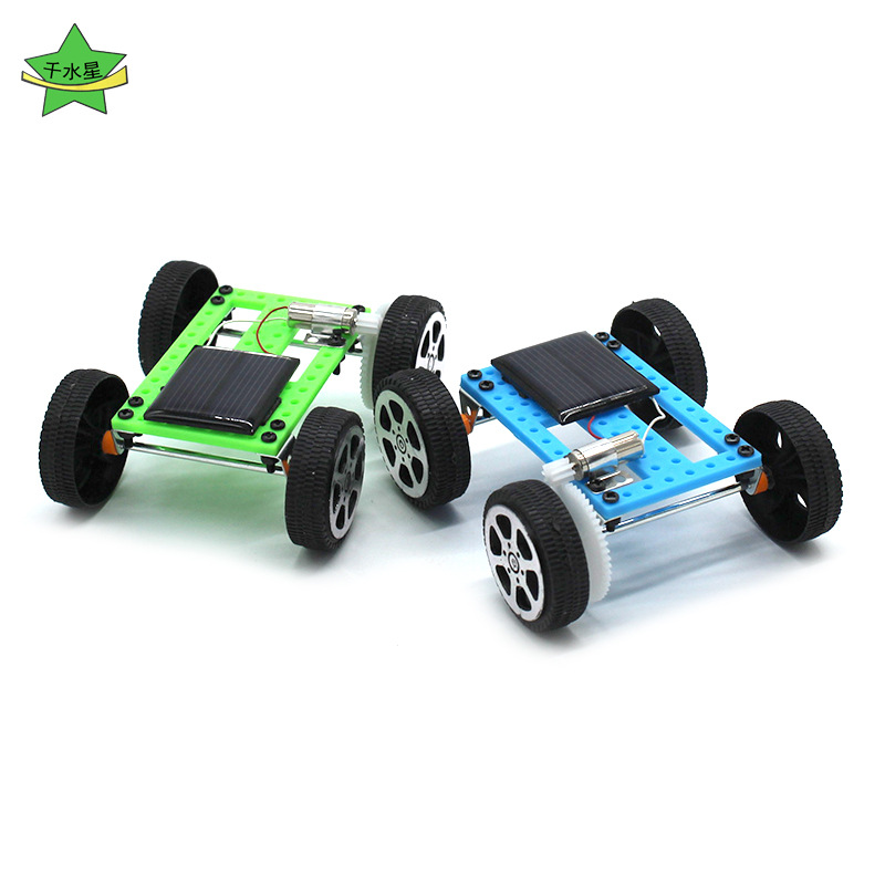 Qianmercury Mini No. 2 Solar Toy Car Children's DIY Hand-Assembled Science Experiment Toy Technology Small Production