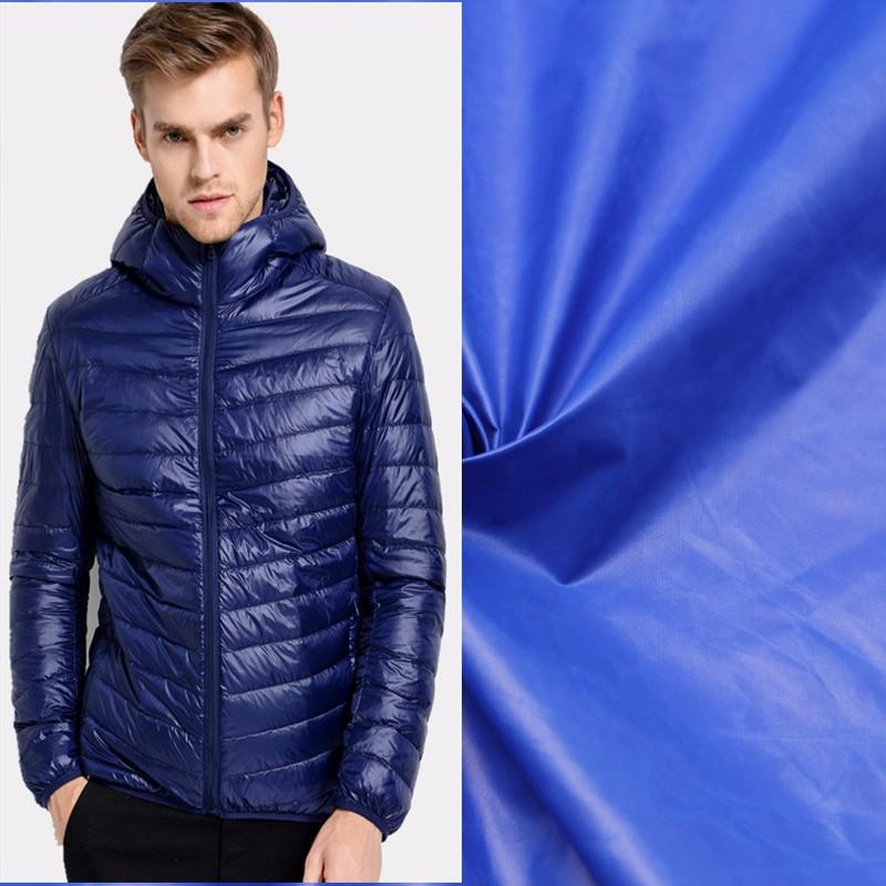 [Factory in Stock 300 Colors] 380t Nylon down Jacket Cotton-Padded Clothes Fabric Oil-Coated Bags Fabric Waterproof