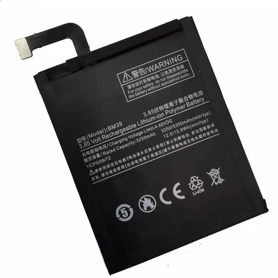 适用于小米6手机电池bm39高容量聚合物锂电池内置电池电芯
