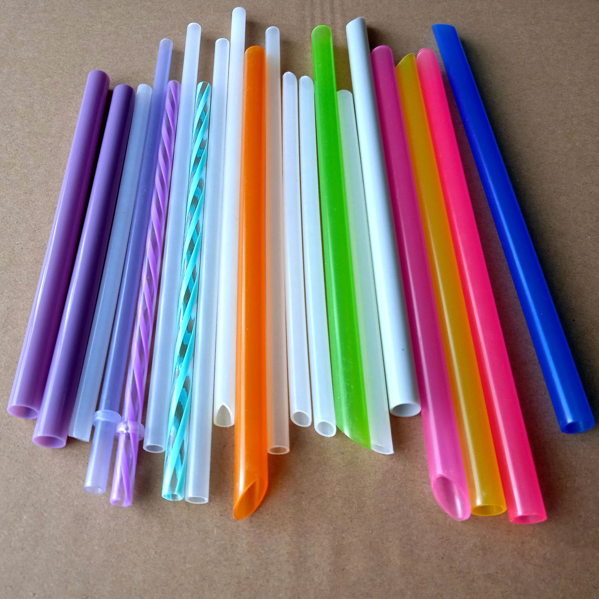 厂家直营ins风咖啡杯吸管 petg弯吸管 pe塑料吸管 食品级 pp管