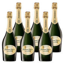 整箱 巴黎之花（Perrier Jouet）特级干型香槟750ml*6支 法国原瓶