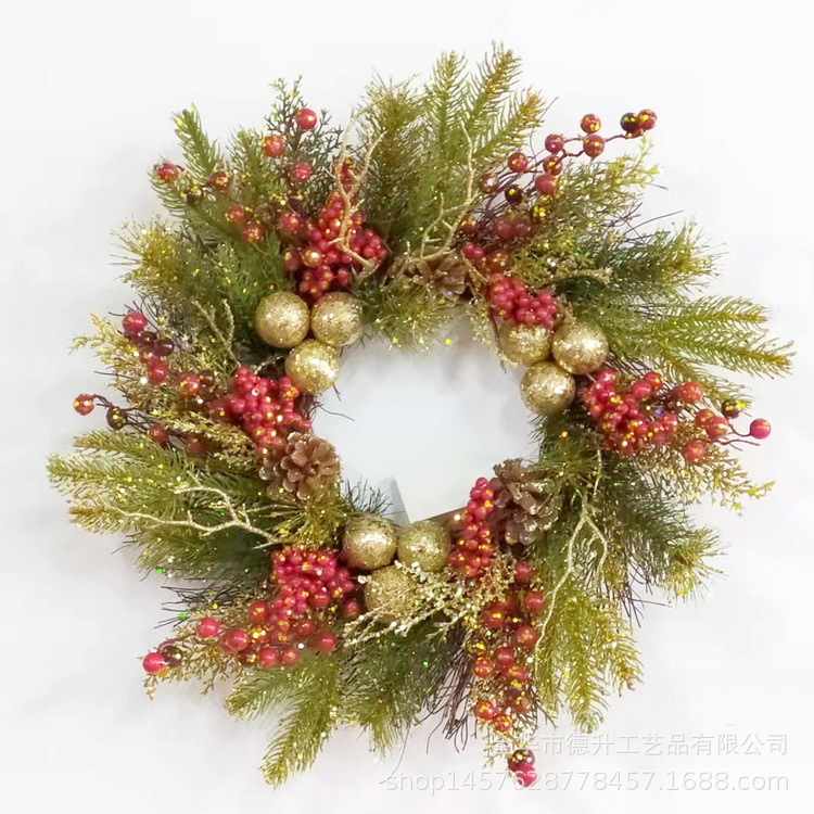 DSEN Manufacturers Supply Scene Decoration Christmas Ornaments Hotel Ornaments Heliosphere Real Rattan Decoration Garland DIY