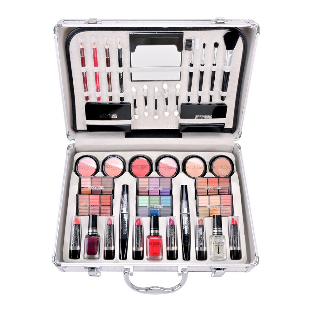 Missyoung Makeup Set Cosmetic Case Eye Shadow Plate Blush Lipstick Cosmetic Case INS Cross-Border Beauty