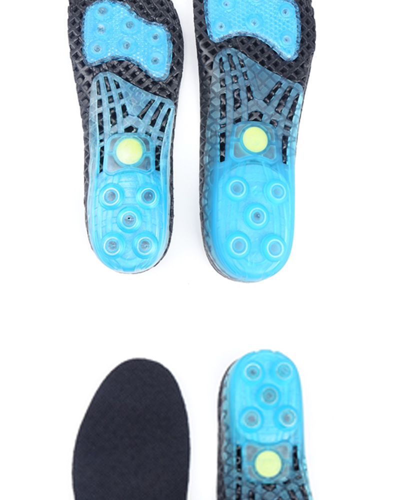 跨境热卖高弹减震运动鞋垫弹簧弹力鞋垫防臭篮球运动跑步耐磨鞋垫