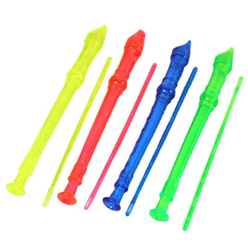 SOURCE Factory Wholesale 8-Hole Color Transparent Flute Children's Musical Instruments Music Equipment for Primary and Secondary School Students