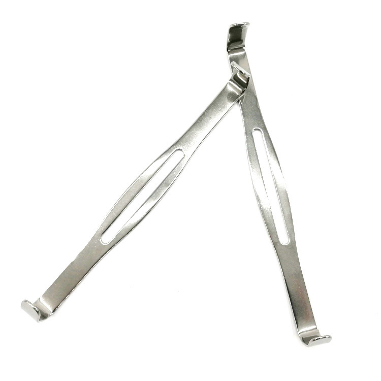 甲状腺拉钩不锈钢双头拉勾板式直角拉钩口腔拉钩拉勾腹壁拉钩