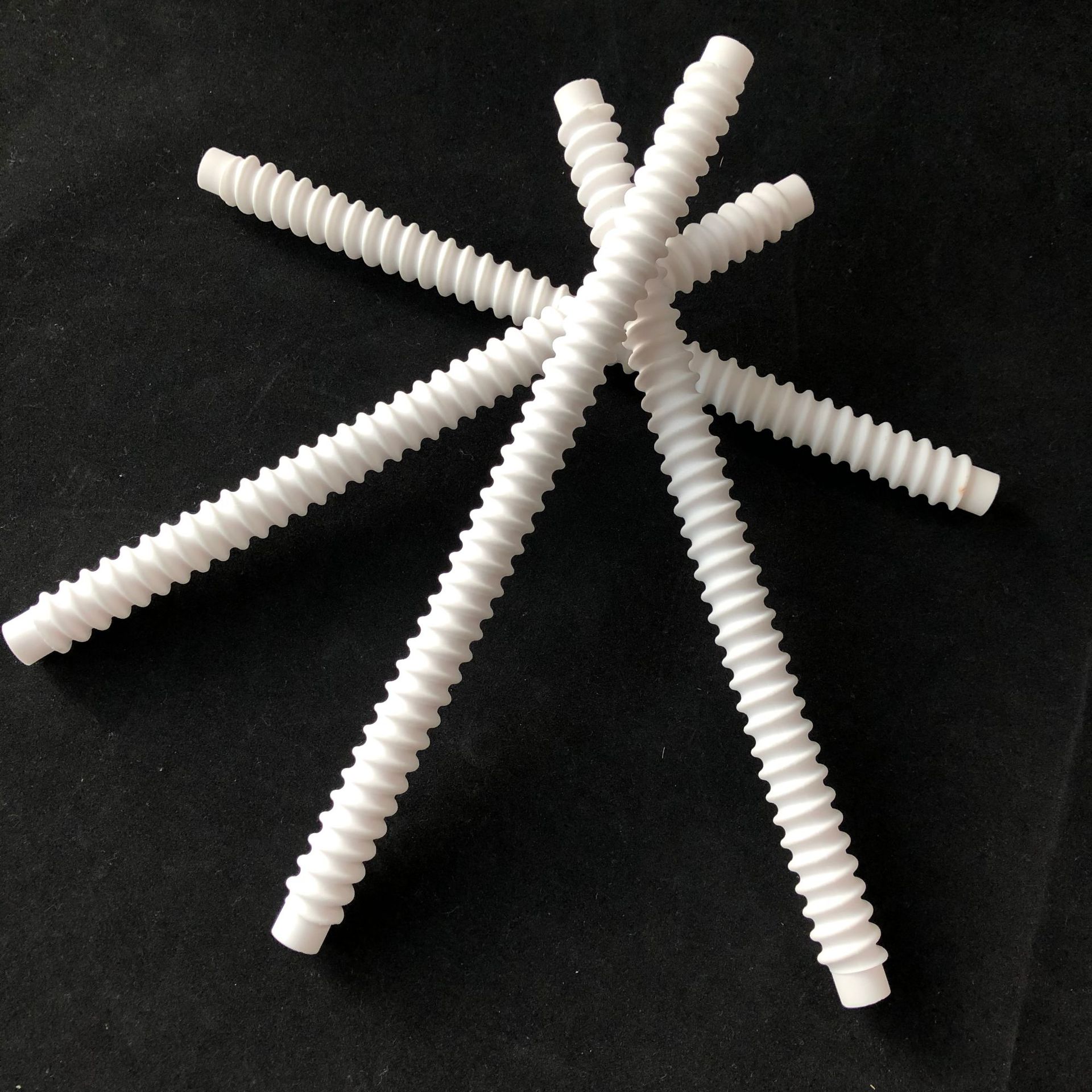 95瓷螺纹管电热丝绝缘管耐高温氧化铝陶瓷螺纹棒