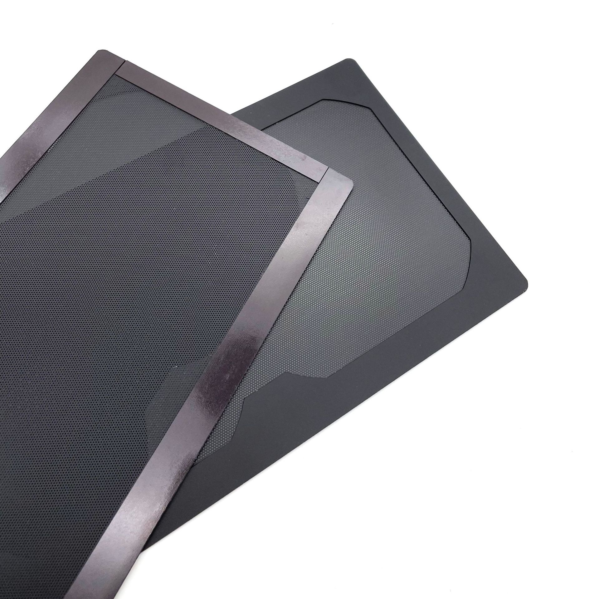 厂家供应pvc防尘网 磁吸电脑机箱防尘网 黑色音箱过滤网罩冲孔