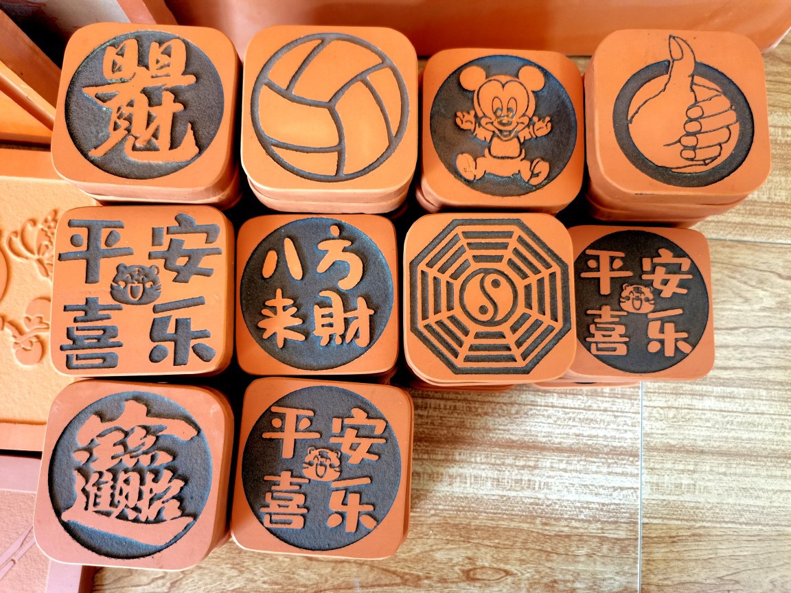 闽南红砖茶杯垫礼品装饰摆饰干泡台茶盘文创红砖雕刻