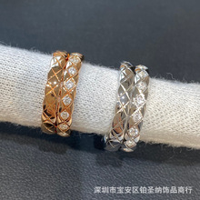 8新] 宝格丽serpenti viper玫瑰金镶钻蛇骨戒指58原价25500_阿里巴巴