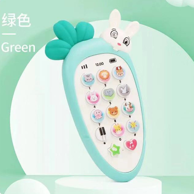 Children's Music Toys Baby Enlightenment Rechargeable Baby Early Education Phone 01-3 Years Old Cartoon Mobile Phone · Press