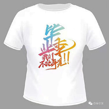 衣服烫画 烫印  烫字 衣服logo热转印 半袖烫画 服装烫印