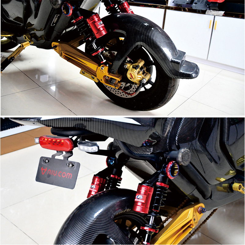 改装小牛电动车后减震龟王009液压带阻尼超软避震器鬼火战速气囊