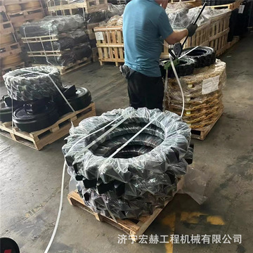 钩机链条swe365e swe330 swe360支重轮 履带总成 护链架全车配件