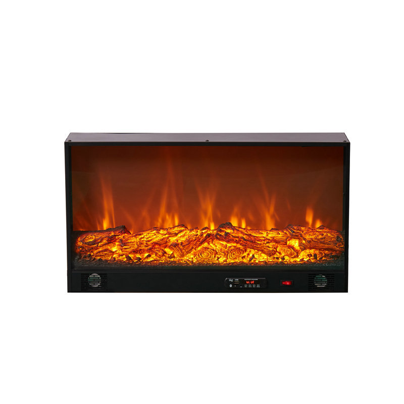Simulation Flame Electronic Fireplace Fireplace Curio Cabinet Export Bluetooth Version Living Room Background Wall Electric Fireplace Home Customization