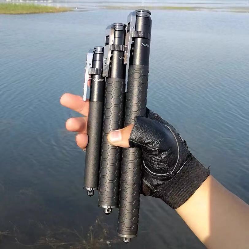 16寸21寸26寸自动弹簧甩棍合法车载战术钢笔汽车防身加长伸缩甩鞭