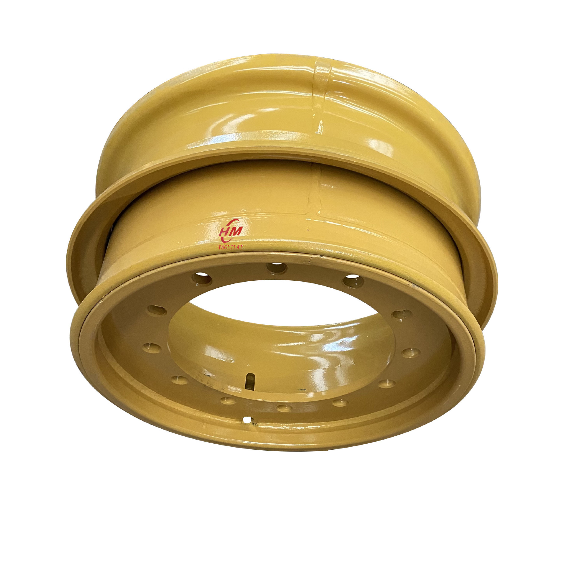 铲运机钢圈装载机轮辋11.25/2.0-25配1600-25载重工程机械轮毂