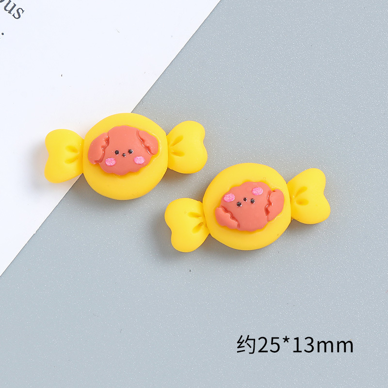 Cartoon Cute Animal Toffee DIY Cream Glue Phone Case Material Package Handmade Hair Accessories Resin Accessories