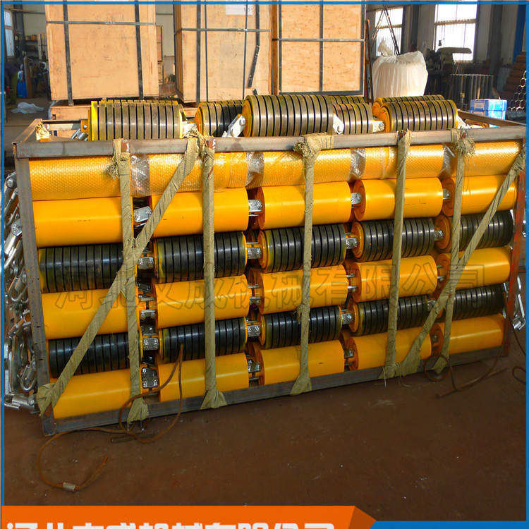 b650带宽35度45度槽型托辊槽型前倾托辊dtii型托辊组