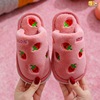 spring and autumn indoor slipper men and women Medium and small keep warm floor Cotton slippers With the bag non-slip Cartoon children Cross border