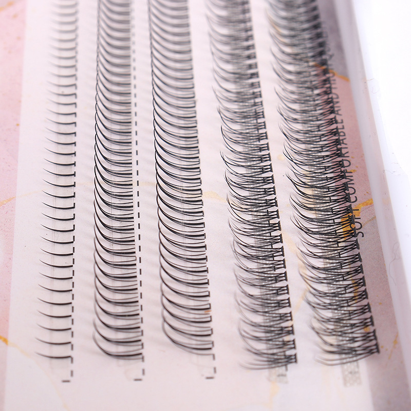 9 Flowers Fish Tail Fairy a Hair Assortment Pack Grafting False Eyelashes Natural Comfortable Thick Self-Grafting Fake