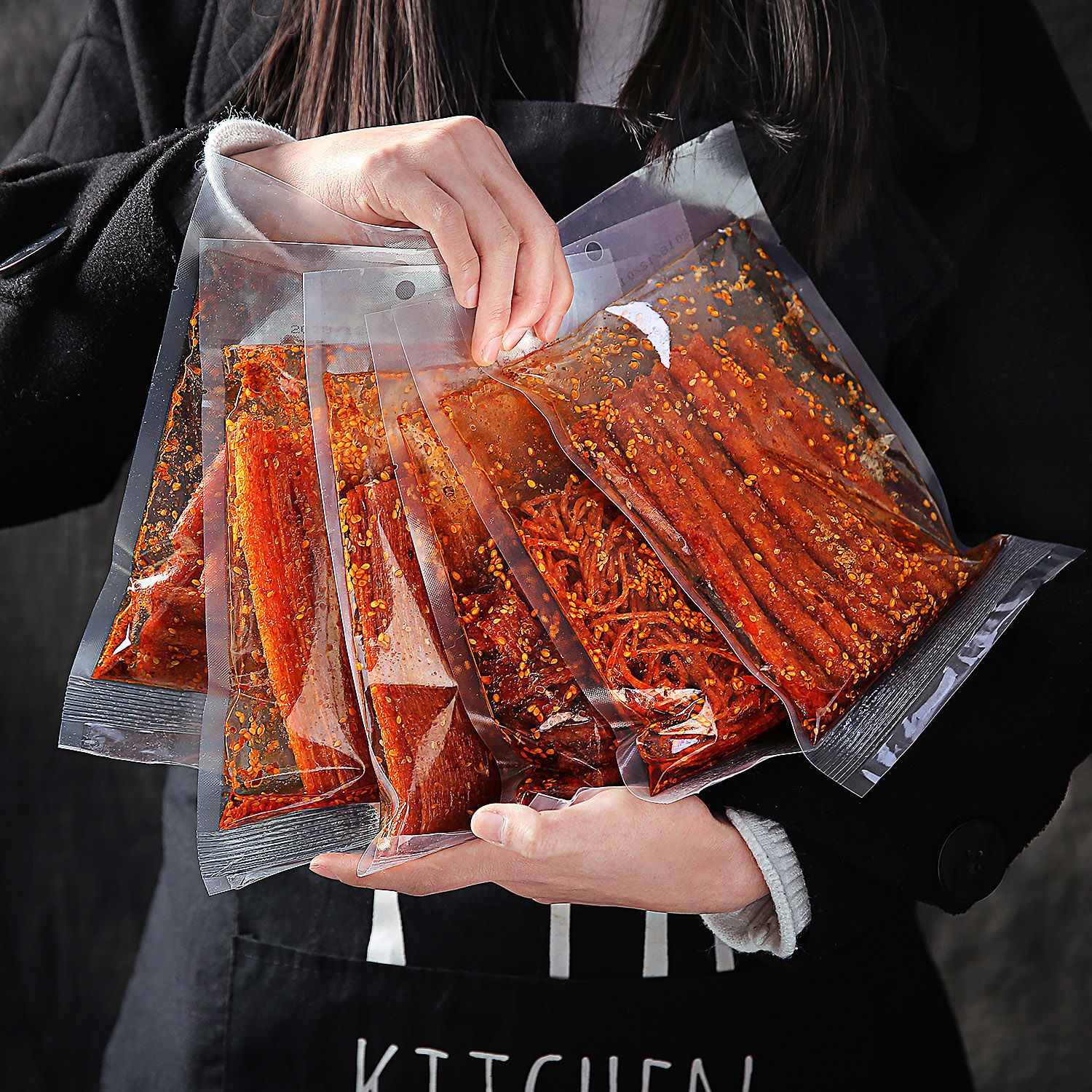 跨境休闲辣片大刀辣条