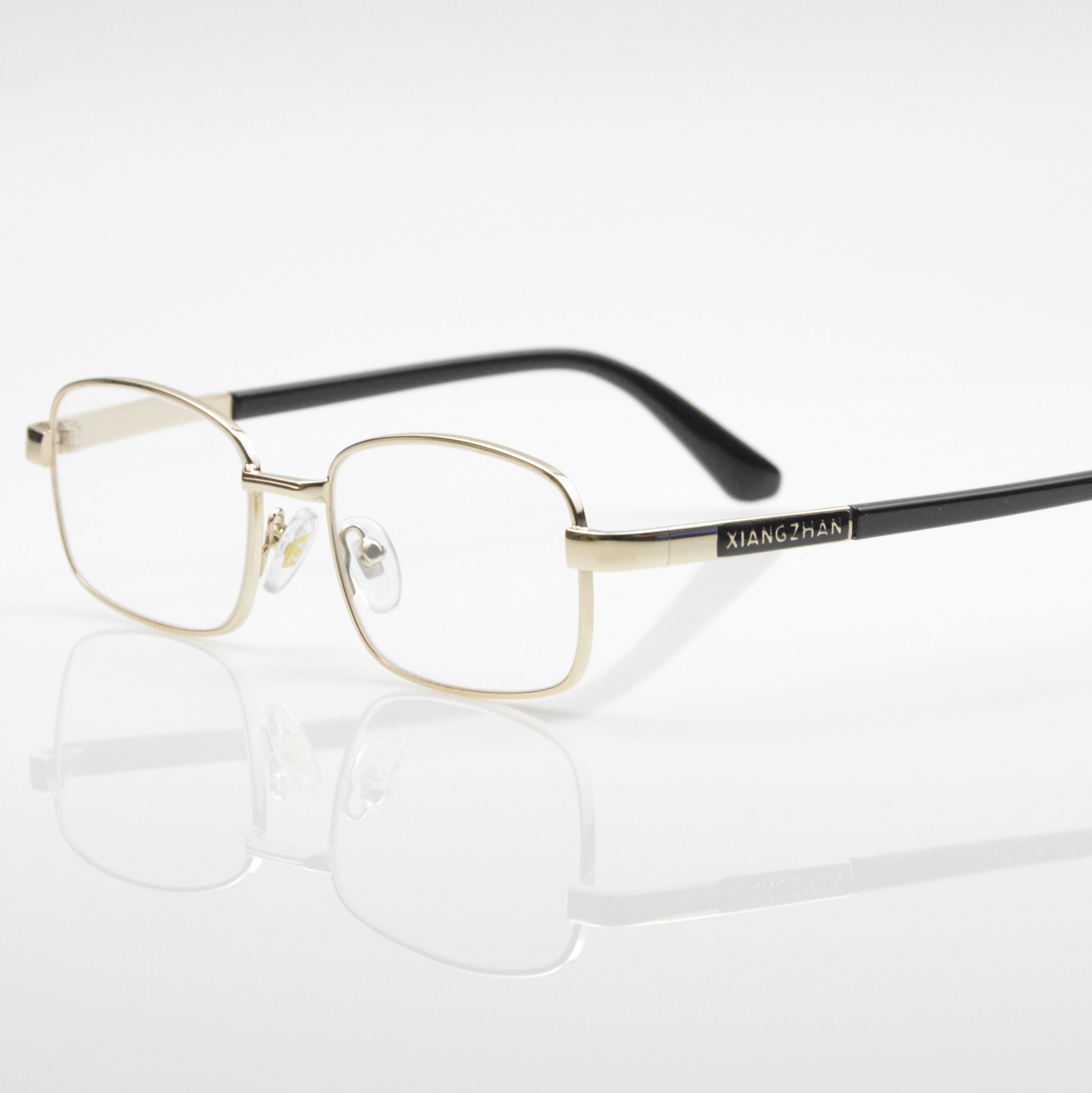 老花镜金属全框花镜水晶老花镜石头镜花镜标准瞳距水晶装配