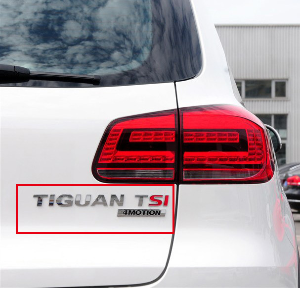 适用途观 新途观 四驱标 4驱 4motion tsi 上海大众标志后字标后