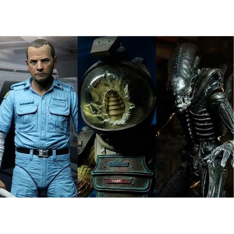 neca 异形 铁血战士 40周年 第三波 经di异形 人造人 破面宇航员