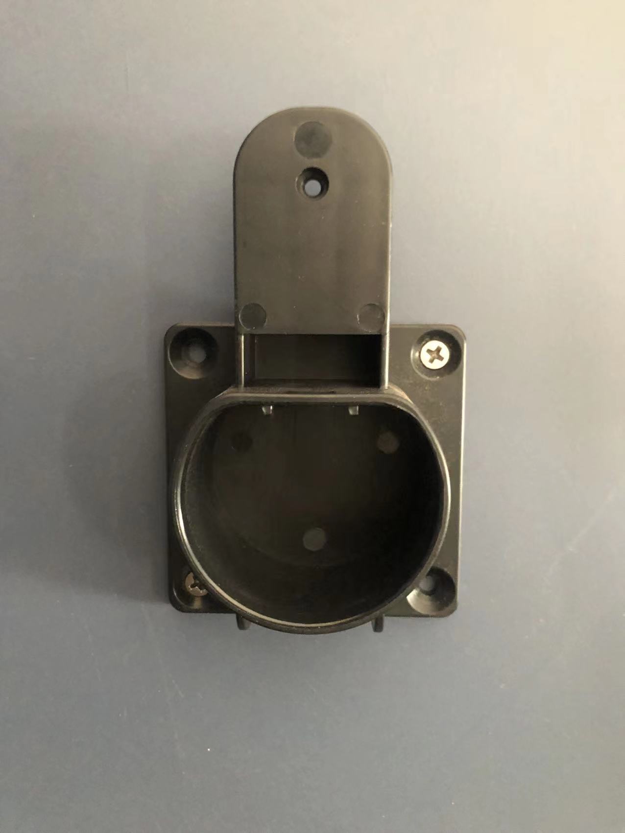 新能源汽车充电枪空枪座挂墙空座挂枪线空座交流插座国标七孔插座