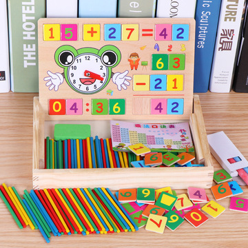 儿童益智力学习数学3到4到5岁幼儿园一二年级数学数数棒教育玩具
