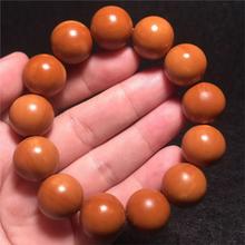 老雕工纯手工橄榄核 福在眼前 完全红透 一物一图 橄榄核手串