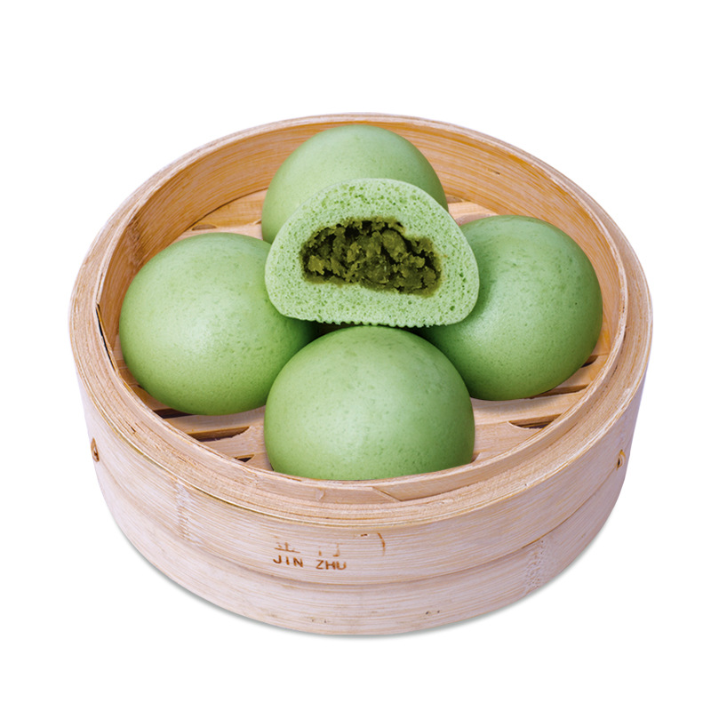 朱老三紫薯包豆沙包奶黄包抹茶绿豆包早餐速冻包子营养早点半成品