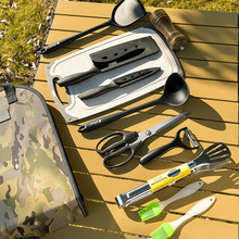 户外刀具套装便携厨具收纳包自驾游做饭露营野餐装备用品全套