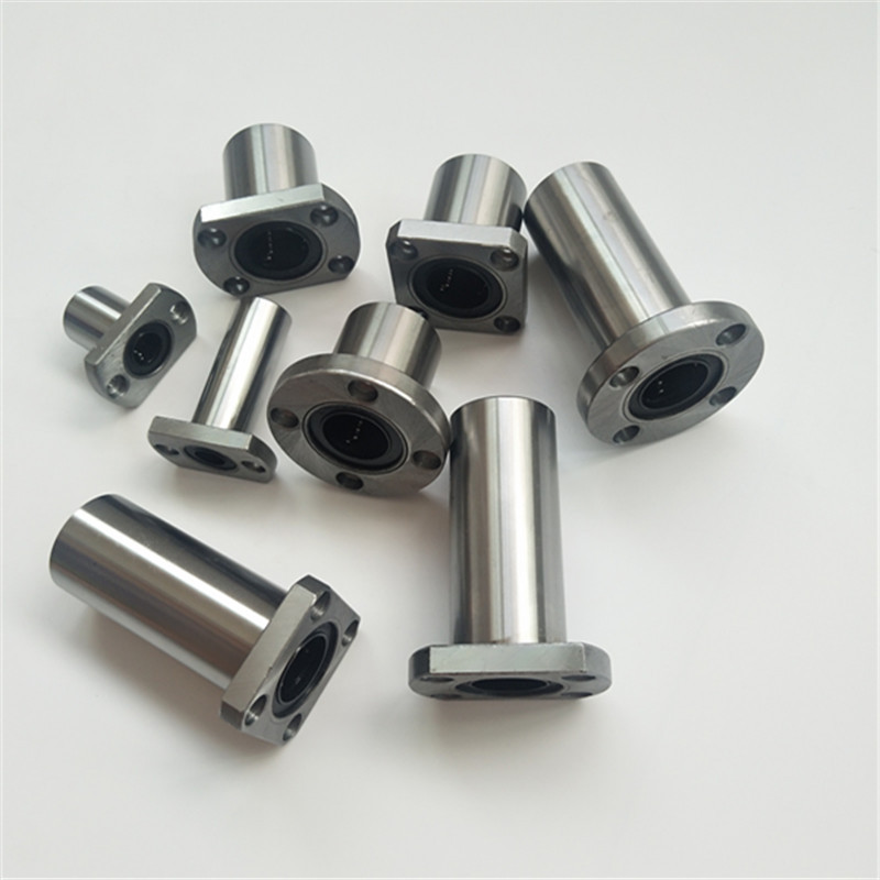 哈尔滨国义直线椭圆型法兰轴承椭圆型双切lmh25uu内径25*40*59