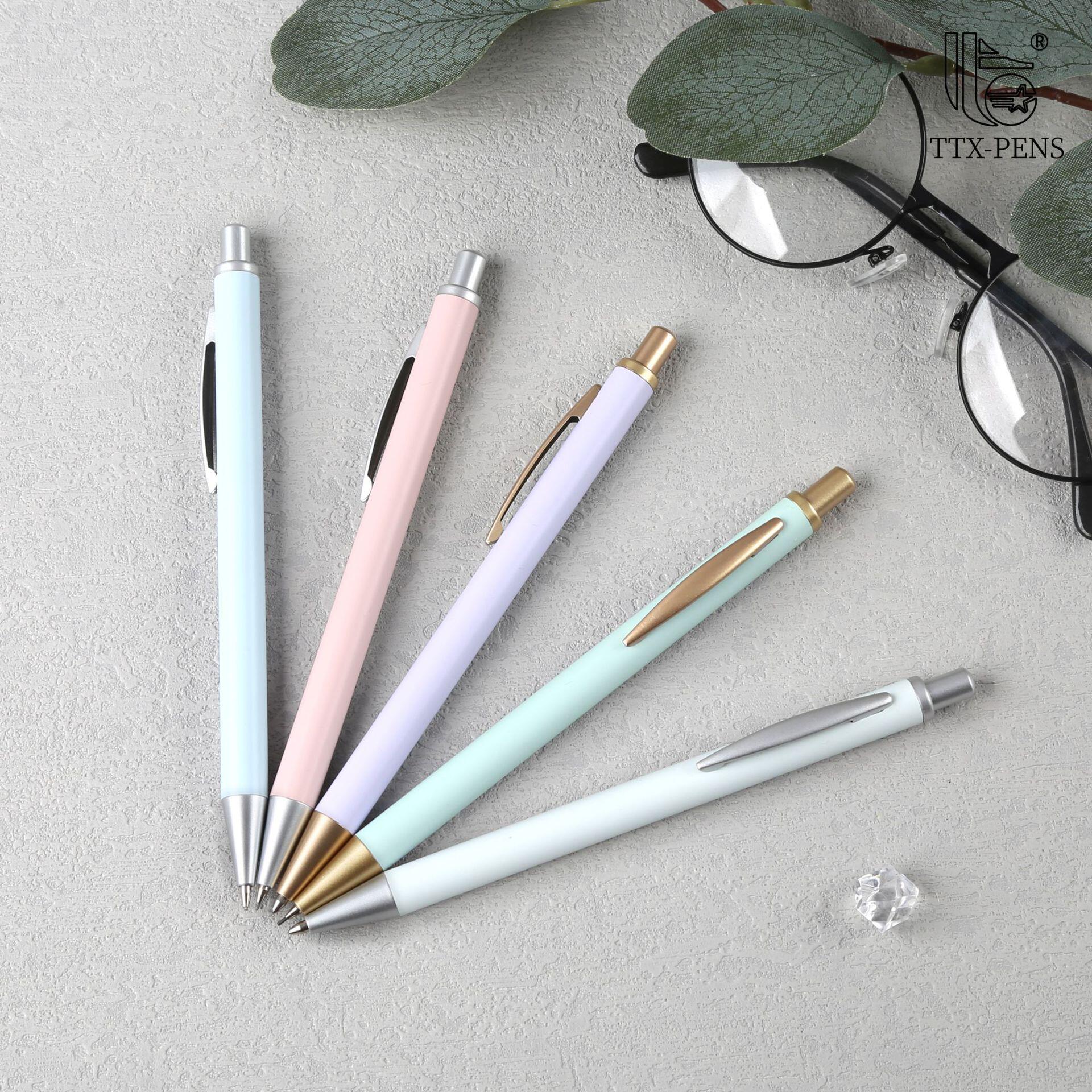 高颜值学生自动铅笔简约金属按动铅笔厂家批发活动写字铅笔印logo