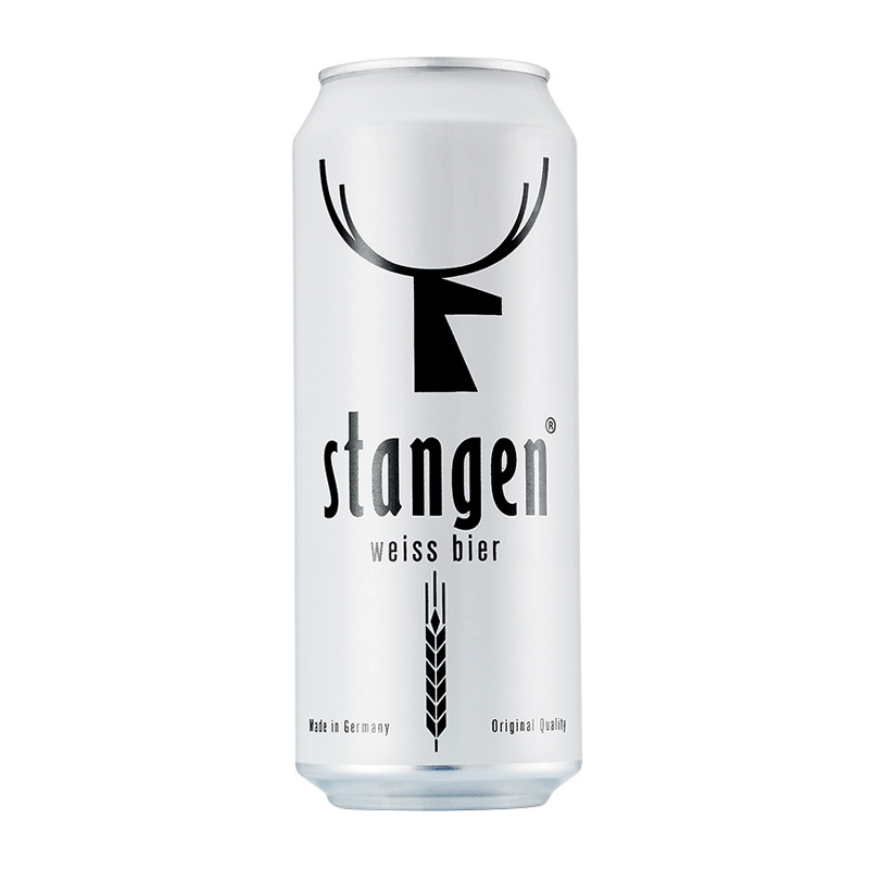 德国进口啤酒 stangen/斯坦根小麦白啤 进口啤酒 500ml*24罐 整箱