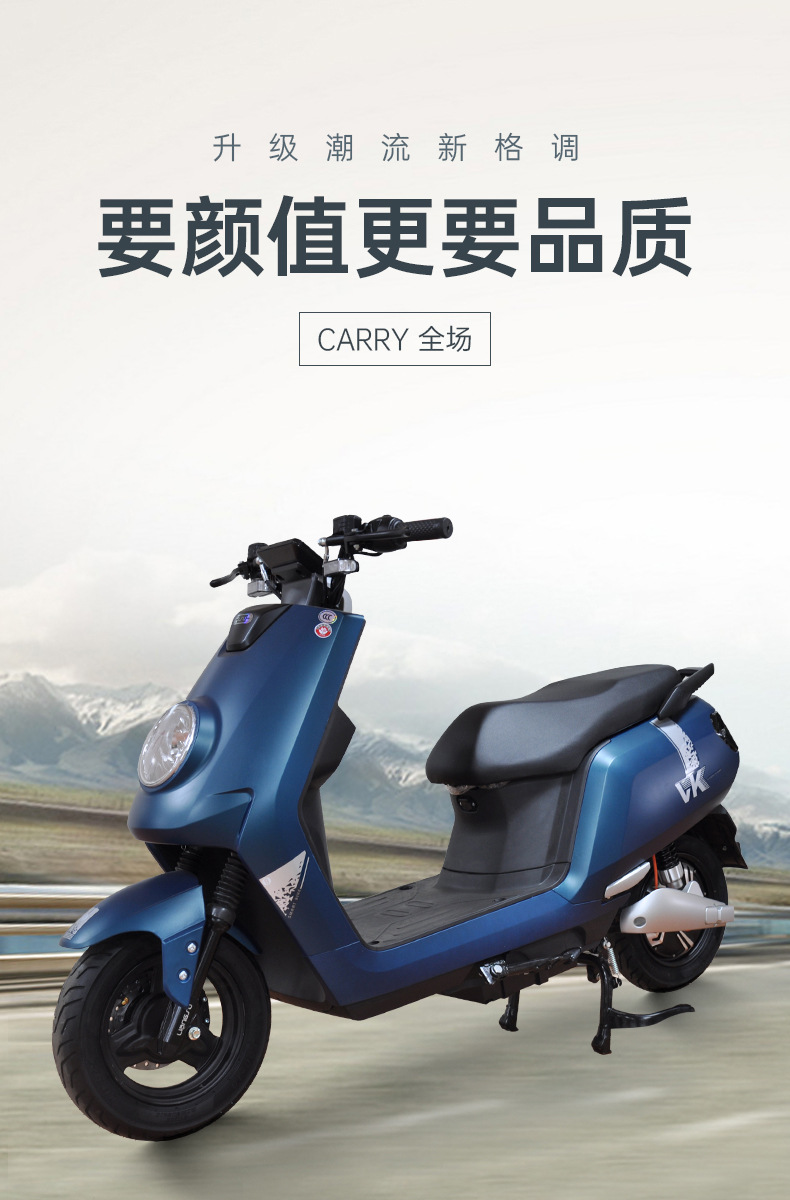 大疆电动车大金牛电瓶车摩托车男女成人电摩长跑王爬坡牛九