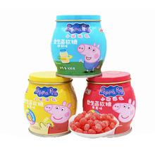 小猪益生菌香蕉莓酸奶味软糖105g软糖儿童宝宝零食批发整箱36罐