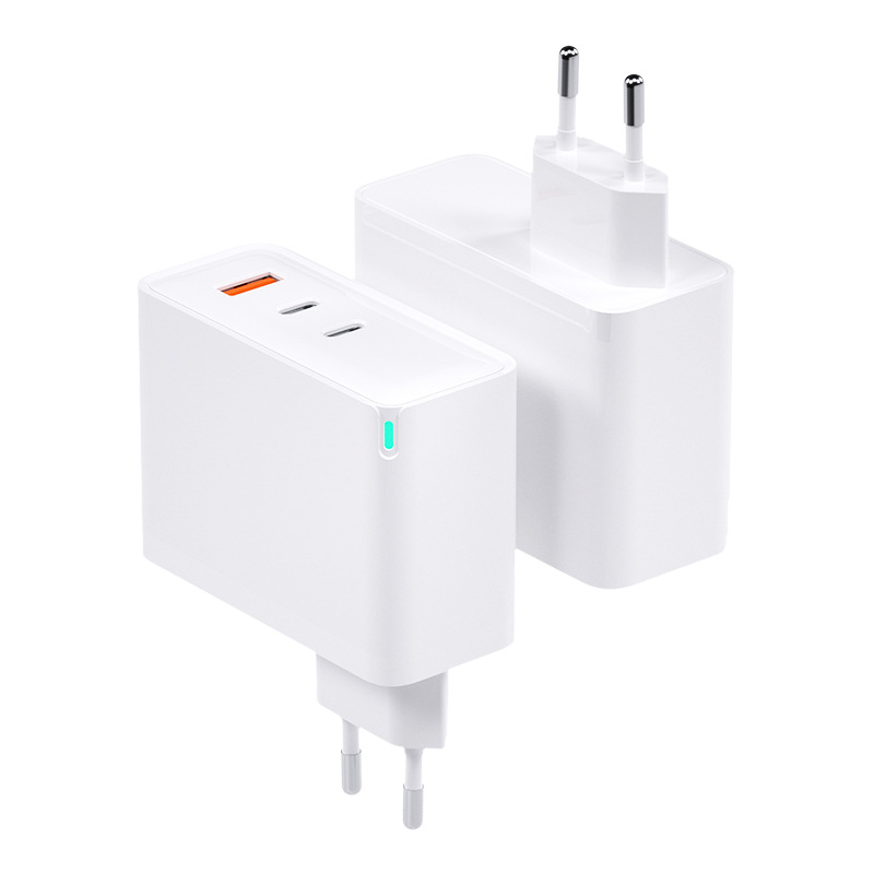 Gan100w Gallium Nitride Charger PD Fast Charge Charging Plug Multi-Port USB Charger 2c1a 100W Charging Plug