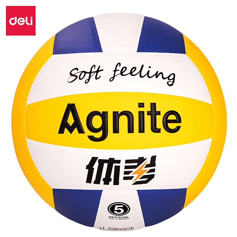 安格耐特f1256_5号中学生用pu贴皮排球(白色 黄色 蓝色)(个)-阿里巴巴